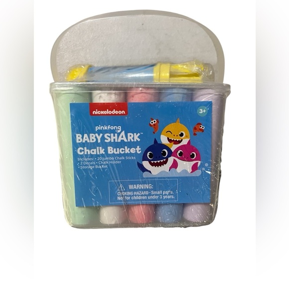Other - Baby Shark Chalk Bucket NEW